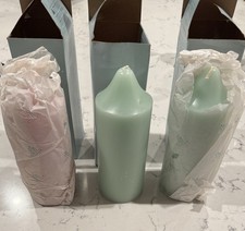 Partylite Pillar Candles 3” x 7” Lot of 3 Candles