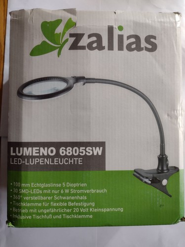 Lampe loupe pince ou - lampe, à