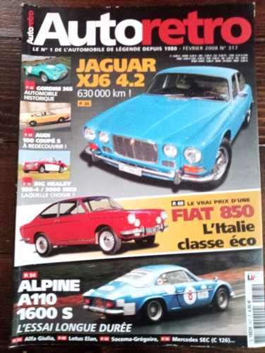 Auto retro 317 xj6 - xj6, 100