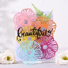 Flower Metal Cutting Dies Scrapbooking Card Decorative Embossing Crafts Stencils