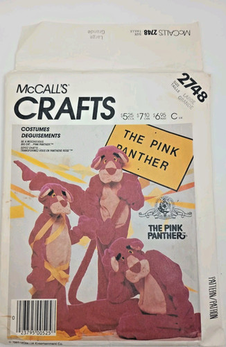 Mccalls 2748 pink panther - pink,