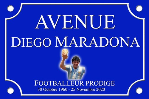 Replica street plate diego - replica,
