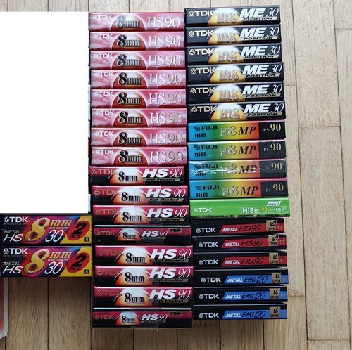 Lot cassettes hi8 8mm - lot, 37