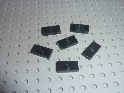 Lego black plate ref - 6, x