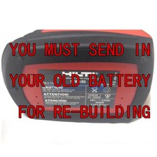FOR HILTI SFB185 SFB180 2.0Ah 2000mah 18V NiCD Battery rebuild service