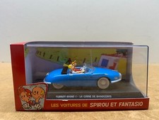 SPIROU AND FANTASIO TURBOT RHINO CAR THE HORN OF RHINO 1/43 COMPLETE BOX I2