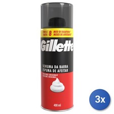 3X Gillette Classique Mousse