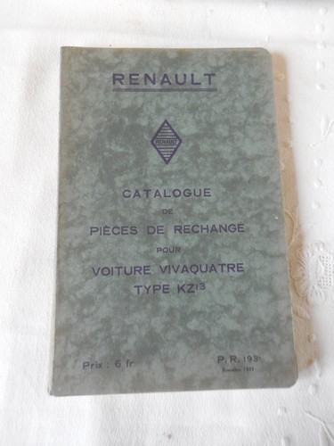 Ancien catalogue pièces de - pièces,
