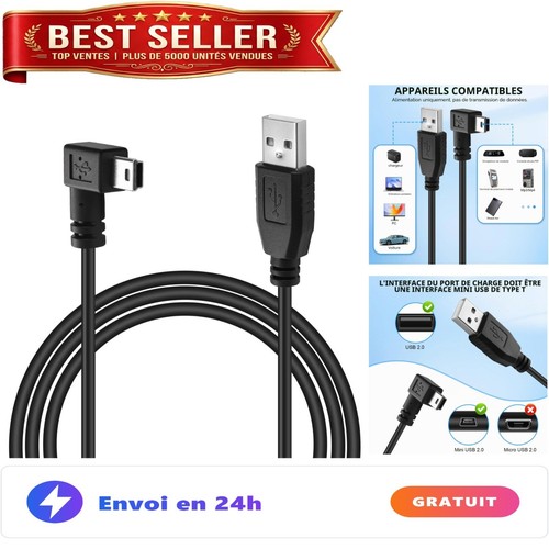 Câble usb mini garmin - usb,