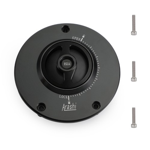 Keyless quick release - push, &