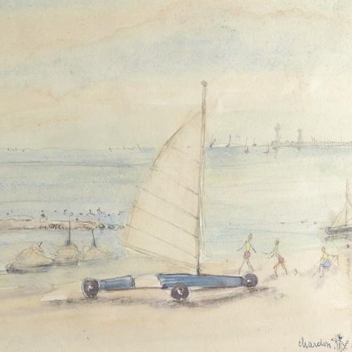 Aquarelle sur papier char - aquarelle,
