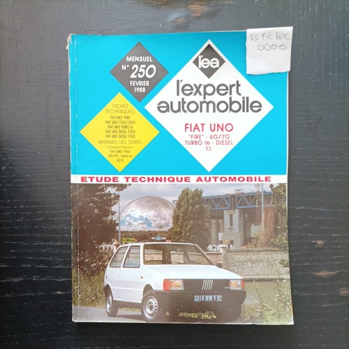 Revue technique fiat uno 3 - uno, 1.3