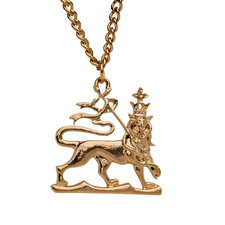 Pendentif Lion de Juda en or 9
