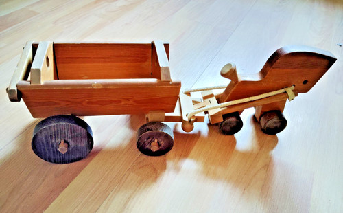 Ancien jouet bois - -,