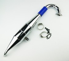 Steel silence exhaust for hpi