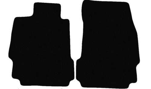 Noir tapis sol avant - sol, pour