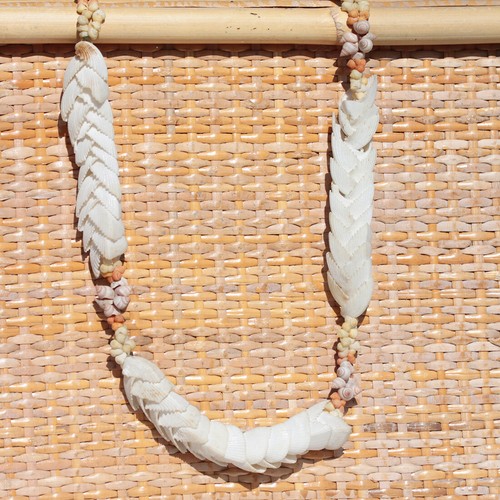 Grand collier coquillages - collier, en