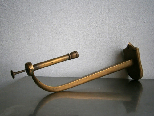 Antique tool drill - , gilded