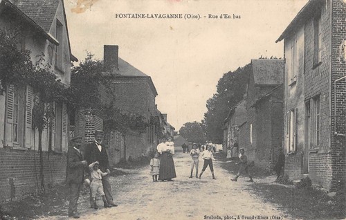 Cpa fontaine lavaganne - 60, /