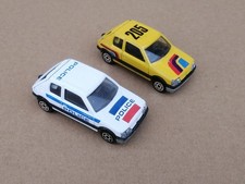 majorette peugeot 205 GTI rallye et police