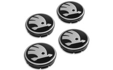 OEM Skoda Decorative centrepiece wheel pack of 4 pcs DARK CHROME 5LA071213D