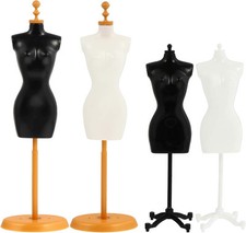 Stylish Compact Mannequin Clothing Form Set for Display Home Studio 25x7.5CM