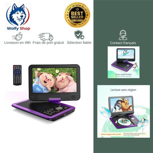 Yoton lecteur dvd portable - dvd,