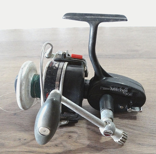 Ancien moulinet pêche - pêche, garcia