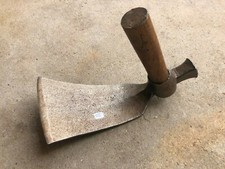 (No. 55) OLD TOOL / ANTIQUE TOOL / BIG CARPENTER'S HERMINETTE 19TH CENTURY