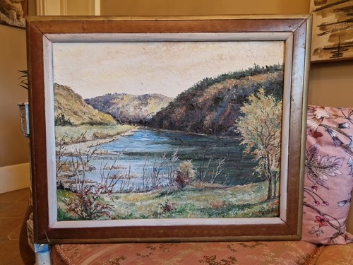 Peinture ancienne huile sur - huile,