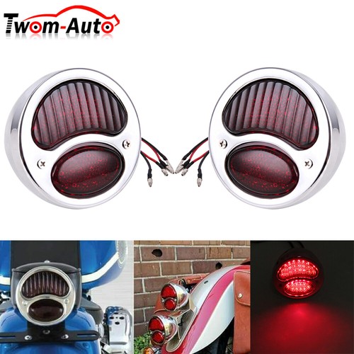 Chrome tail light rear brake - chrome,