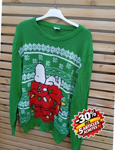 Pull noël peanuts - pull,