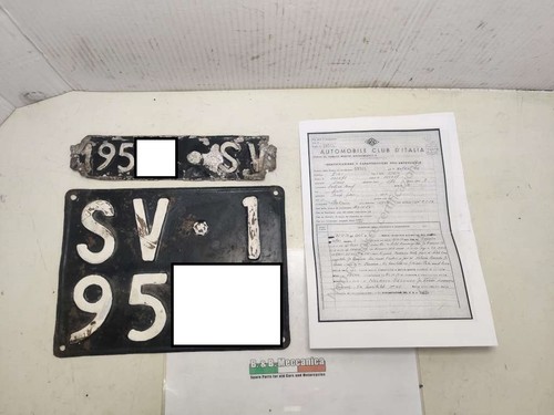 Plaques immatriculation fiat - plaques,
