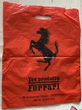 Ferrari plastic bag (from the Avenue de l’Opéra boutique in Paris)