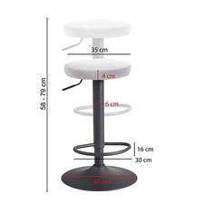 FineBuy Tabouret de Bar Chaise