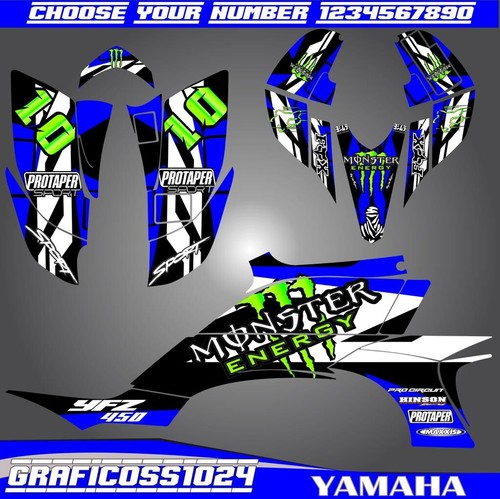 Yamaha yfz 450 graphics - yfz, kit