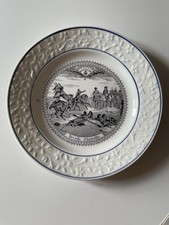 Ancienne assiette porcelaine parlante CHOISY LE ROI  H & B NAPOLEON n°12