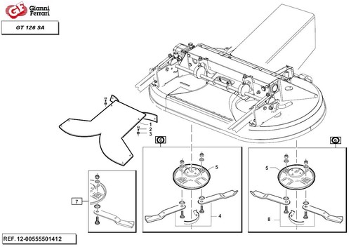 Kit disque droit mulching - kit,