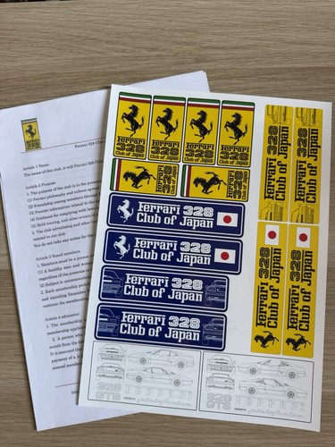 Planche stickers ferrari - stickers, 328