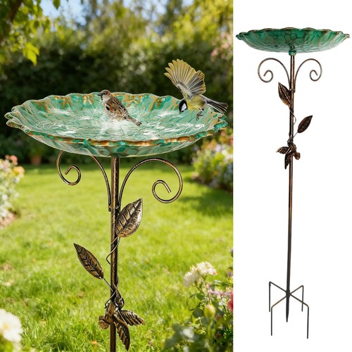 Bain oiseaux sur pied - bain,