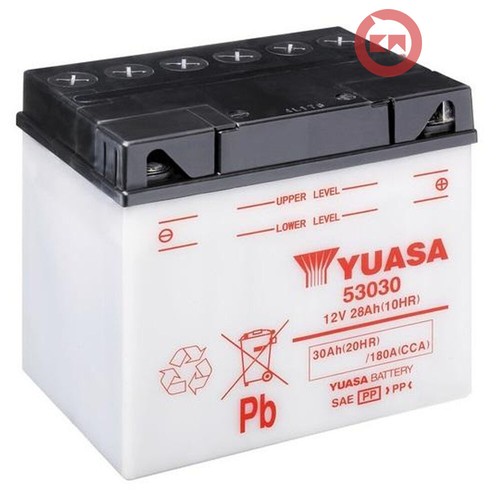 Batterie yuasa 53030 - batterie, pour