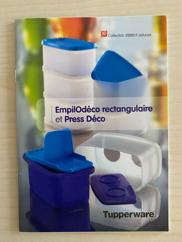 Livret tupperware empilodeco - tupperware,