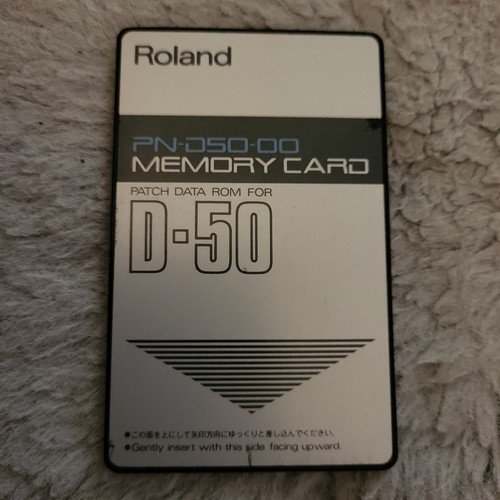 Roland d50 rom card - d50,