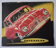 TATRA TATRAPLAN 600 orig 1948 - 1952 Full 12pp Sales Brochure with English Text
