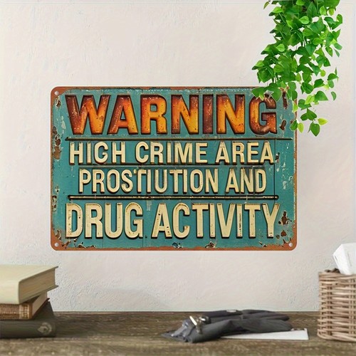 Vintage high crime area - crime,