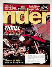 2005 January Rider Magazine Motorcycle BMW R1200GS Ducati Monster Trike History