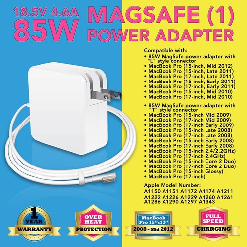 Adapter for apple magsafe 85w - adapter,