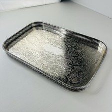 Arthur Price Serving Tray Silver Plated On Copper  16 Inch VERY RARE