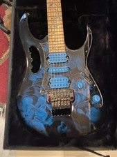Ibanez JEM77P JP-01 BFP Blue W/Hard case Electric Guitar Used From Japan