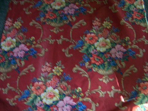 Ancien coupon tissu lin - ancien,